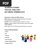 Textual Analysis TERMINOLOGY