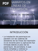 Pararrayos en Líneas de Transmisión