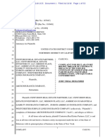 CENTURION REAL ESTATE PARTNERS, LLC Et Al v. ARCH INSURANCE COMPANY Complaint