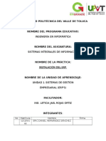 Reporte de Practica U1 Instalación de ERP Odoo