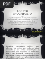 Aborto Incompleto