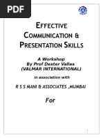 Presentation Skills Handbook