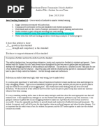 Iowa Teaching Standard #5 - Uses A Variety of Methods To Monitor Student Learning