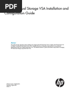 HP StoreVirtual VSA Installation and Configuration Guide TA688-63133 PDF