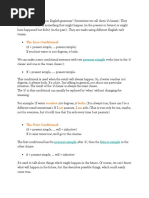 The Zero Conditional:: Present Simple