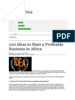 Fortune of Africa 100 Ideas