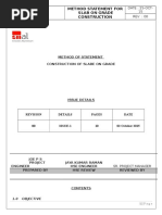 MS For Slab On Grade