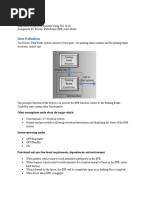 Module EG7350 Assignment 2 - Electric Park Brake Case Study