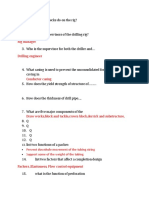 Petroleum Engineering Sample Questions