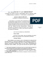 El Silencio y La Memoria PDF