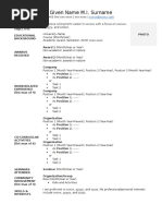 Resume Template