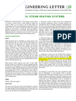 Engineering Letter: Industrialsteamheatingsystems