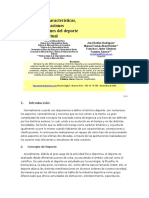 Concepto, Características, Orientaciones Del Deporte Actual