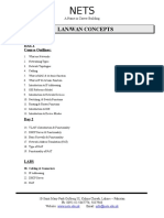 Lan/Wan Concepts: Day 1 Course Outlines