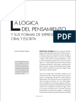 La Lógica Del Pensamiento