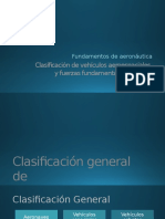 Clasificación de Vehículos Aeroespaciales y Fuerzas Fundamentales Del Vuelo