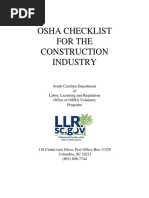 Construction Check List