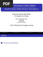 Iterative Techniques in Matrix Algebra