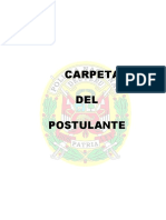 Carpeta de Postulante A La Asimilacion - PNP 2016.Pd