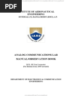 AC Lab Manual - IARE PDF