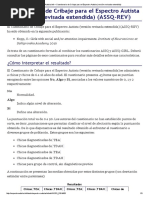 ASSQ-REV Cuestionario de Cribaje para El Espectro Autista