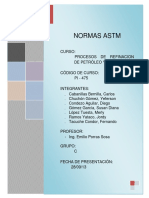 Normas Astm Curso Procesos de Refinacion PDF