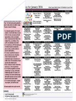 January Lunch Menu