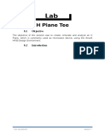 Lab No. 8 H Plane