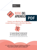 Rutas de Aprendizaje Matematicas