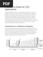 Compare Turbulence Models For CFD Applications