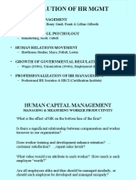 Evolution of HR MGMT: - Scientific Management