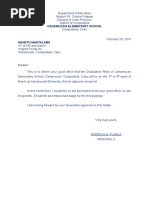 Solicitation Letter (Medals)