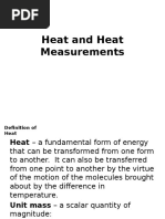 Heat and Heat Measurements