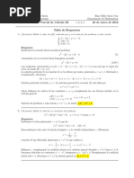 Corrección Primer Parcial de Cálculo III, 26 de Enero de 2015.