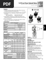 Solenoid Valve Data Sheet