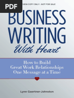 Business Writing With Heart Chapter 1 Preview PDF