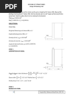 Design of Structures: 120 LB/FT 30 2500lb/ FT 4000 Psi F 40,000 Psi