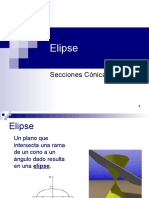 Elipse, Geometria Analitica