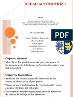 Técnicas para La Detección Del Funcionamiento Defectuoso de Los Circuitos Electricos Del Automovil