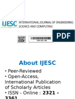 International Journal of Engineering Science and Computing