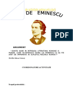 Proiect Didactic Eminescu