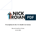 Prescriptions For The U.S. Health Care System