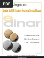 Interview With Dr. Zeno Dahinden, CEO of E-Dinar - Com, March, 2010