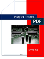 Cell Phone Operated Robot Report (With Ckt. Diagram)