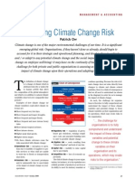 Managing Climate Change Risk