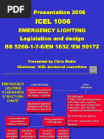 ICEL - Emergency Lighting Legislation and Design