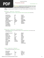 Transition Words & Phrases