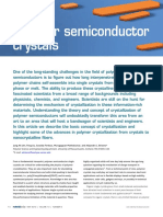 Polymer Semiconductor Crystals: Abriseno@mail - Pse.umass - Edu