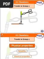 2.7 The Periodic Table - Groups 2 and 7