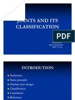 Joints and Its Classification